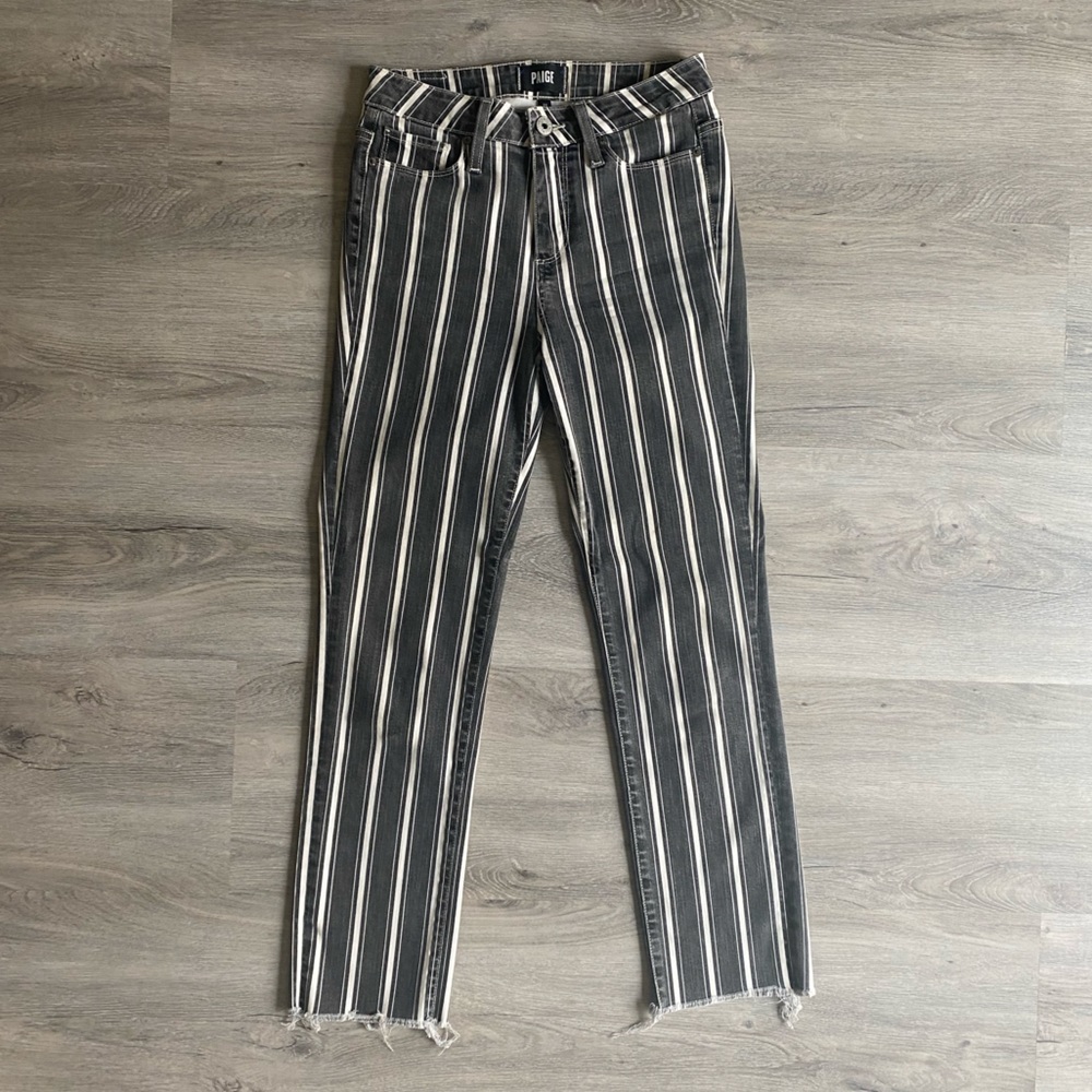 Cute black and white Paige jeans